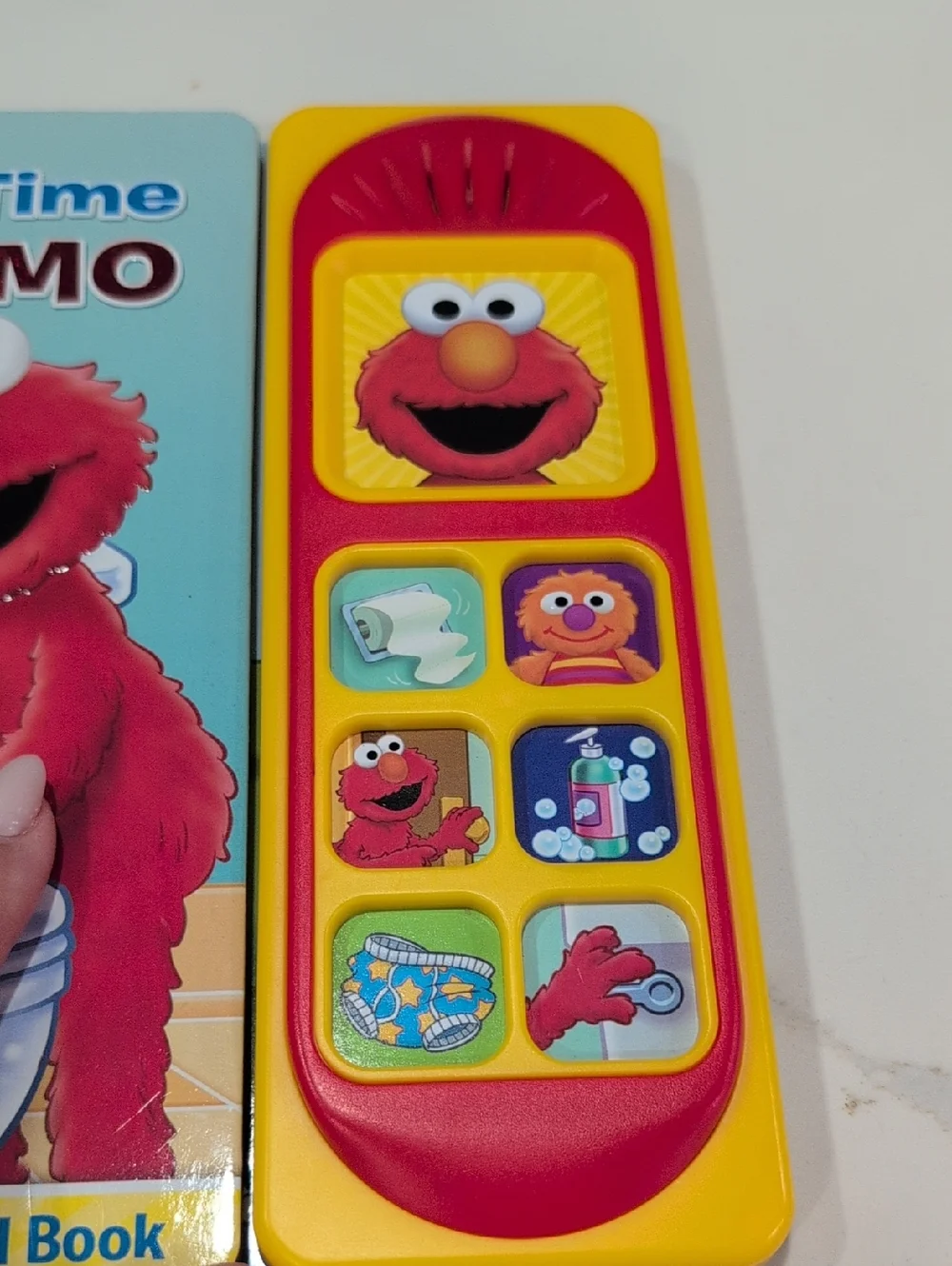 Sesame Street Elmo Potty Training Sound Book - Red & Yellow